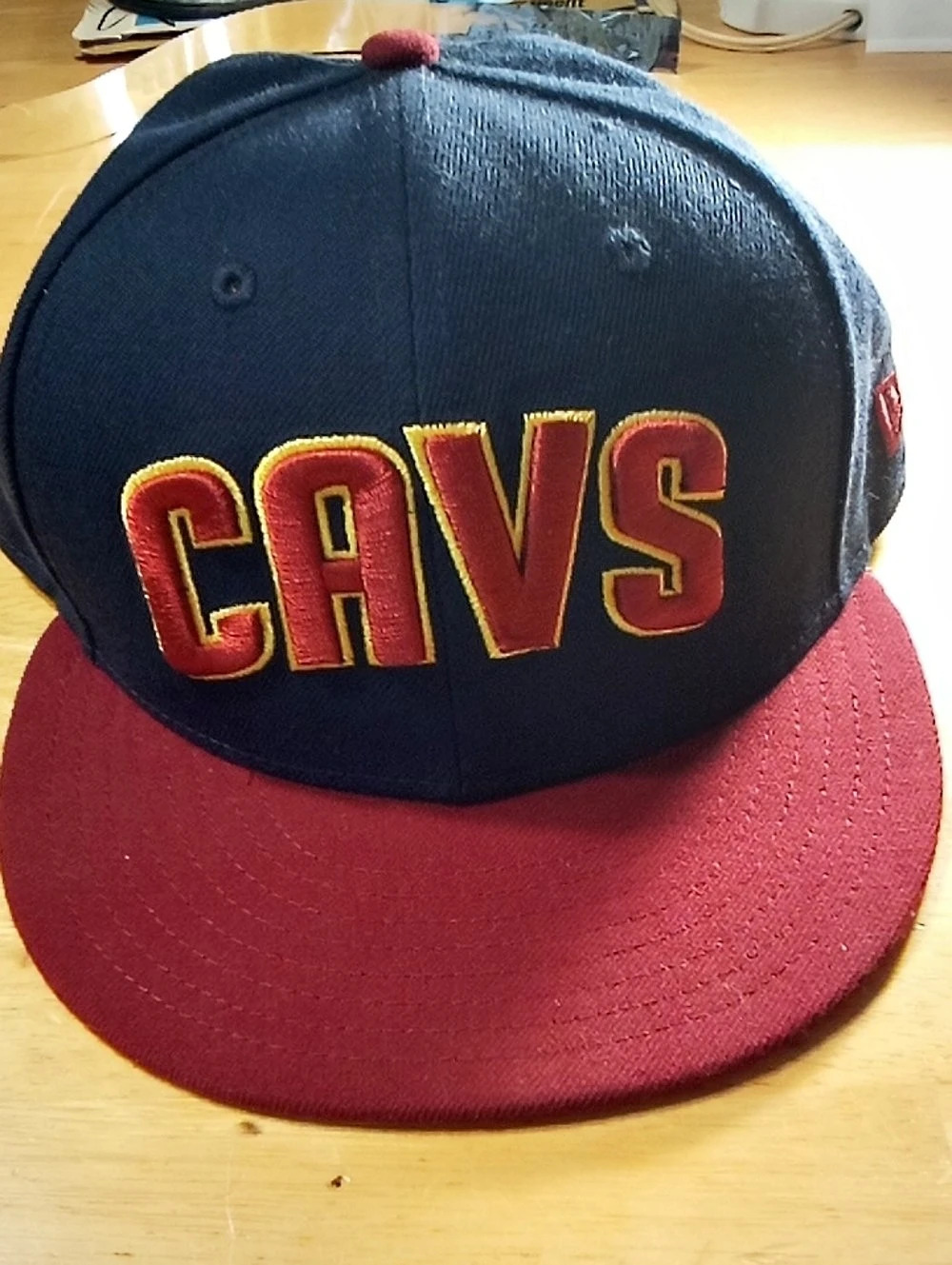 New Era Cleveland Cavaliers Two Tone 59FIFTY Fitted Hat Blue & Red